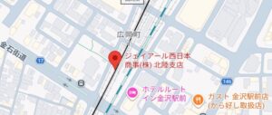 北陸支店 地図
