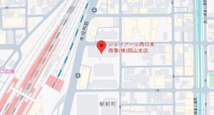 岡山支店 地図
